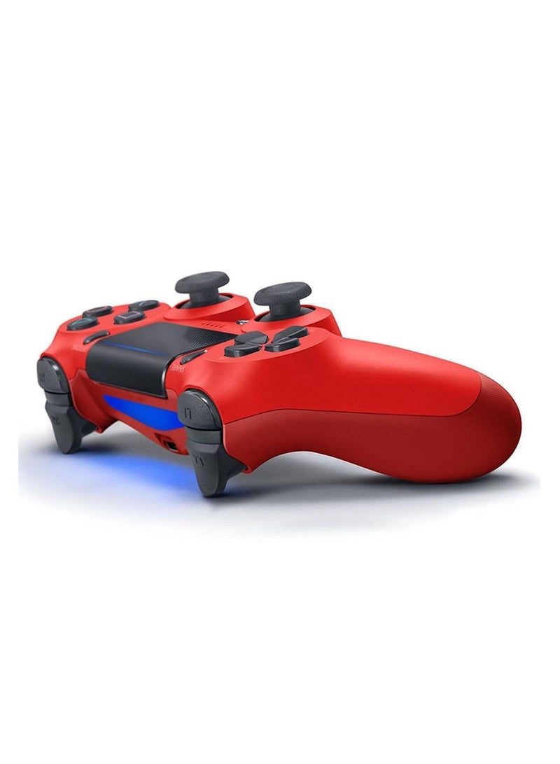وحدة تحكم لاسلكية مزدوجة الصدمات تعمل بالبلوتوث لجهاز PS4 Gamepad لمحطة اللعب 4 أحمر - Image 3